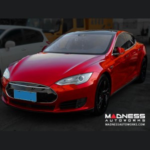 Tesla Model S Front Spoiler - Carbon Fiber 